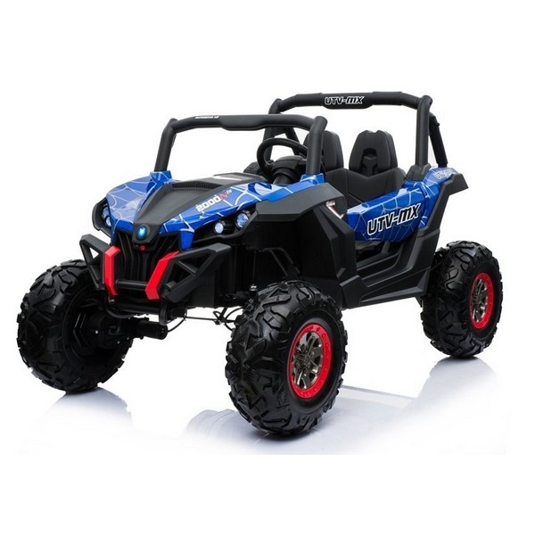 Продукт Двуместен акумулаторен джип SUPERSTAR 4Х4, батерии 2X12V с 2 кожени седалки, MP4 и меки гуми - 0 - BG Hlapeta